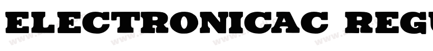 ElectronicaC Regular字体转换
